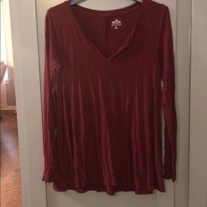 Marroon long sleeve